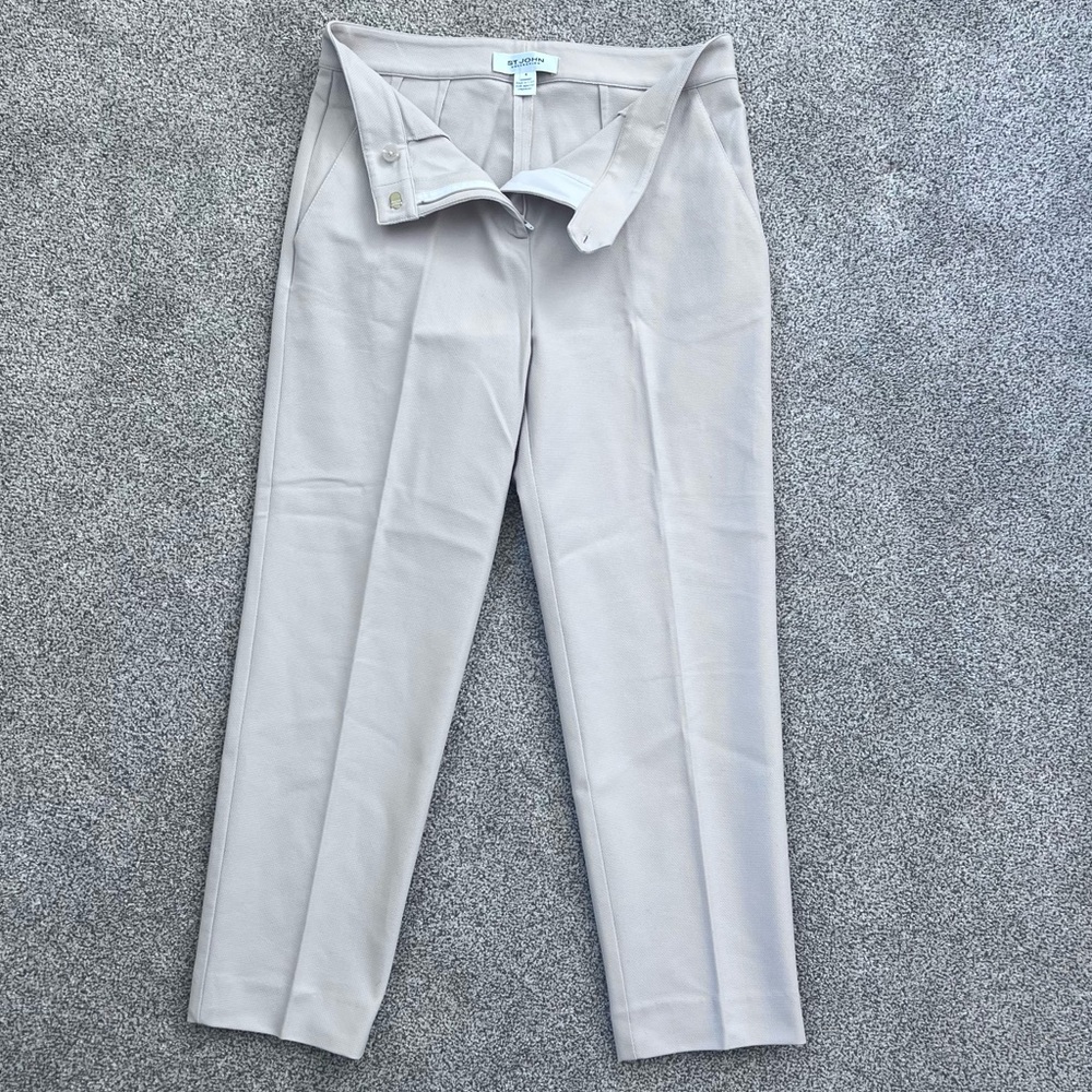 St John Collection Size 4 Luxury Business Casual Women’s Trouser Pants Like New